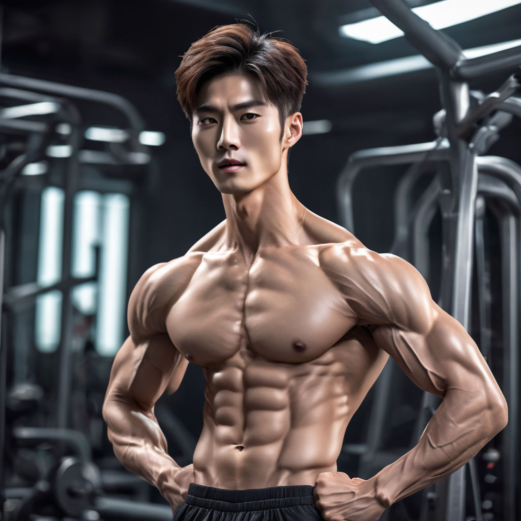 Young handsome korean man by Prata Nakon - Playground