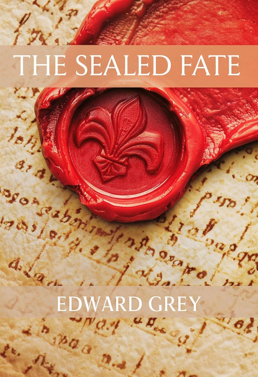 Crimson Wax Seal Against Aged Parchment EBook Cover