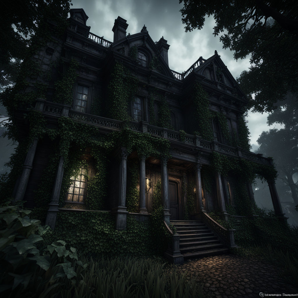 Old blackwood mansion pervaded by an eerie atmosphere by Jeevitha M ...