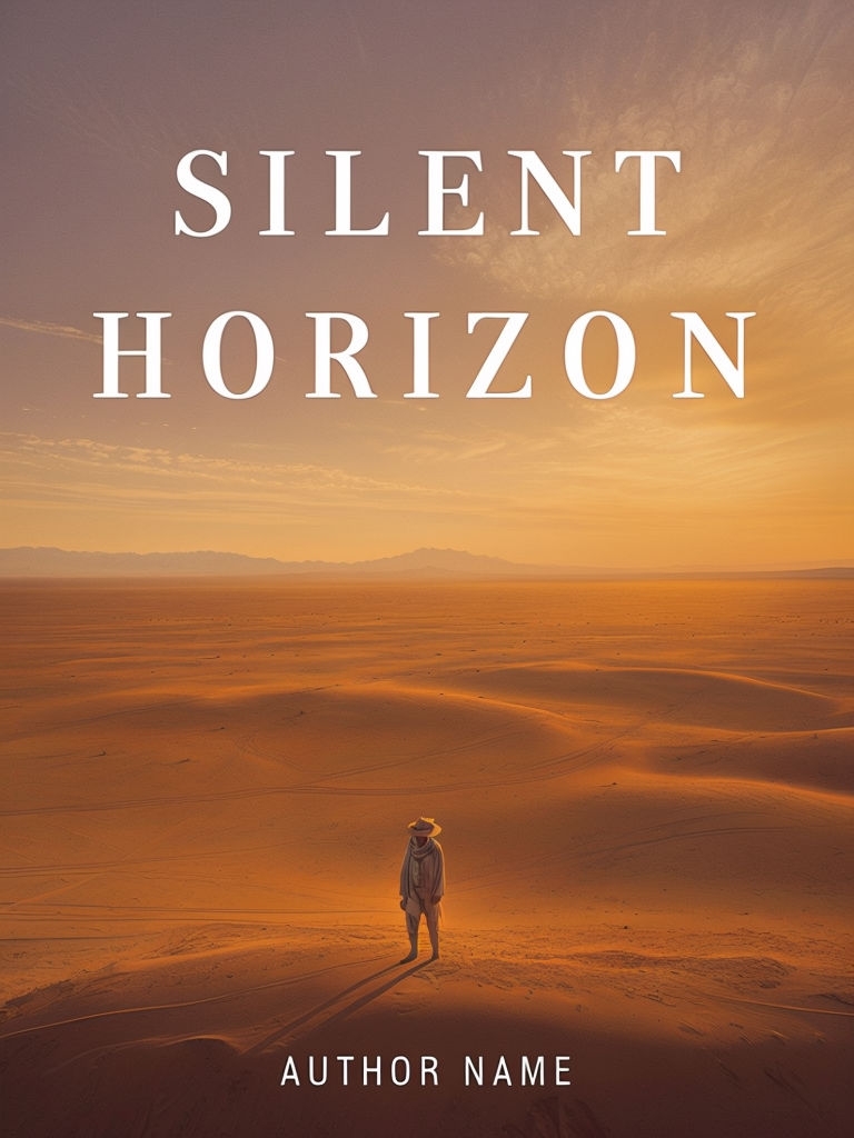 Silent Horizon Desert Landscape EBook Cover Design