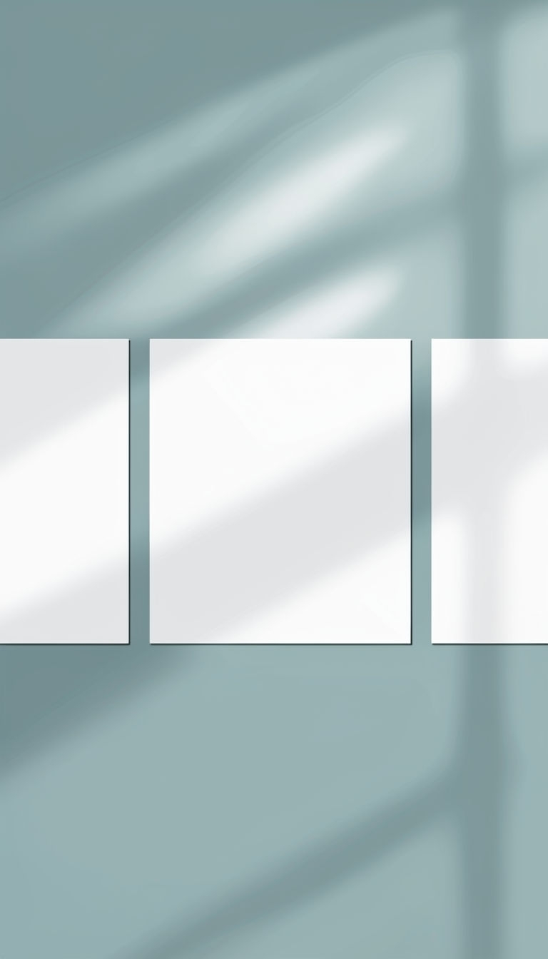 Minimalist Modern Social Media Template with White Panels Social Media Post