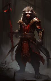 DND 5e demonic wukong monkey king warlock using dark spells ... by ...