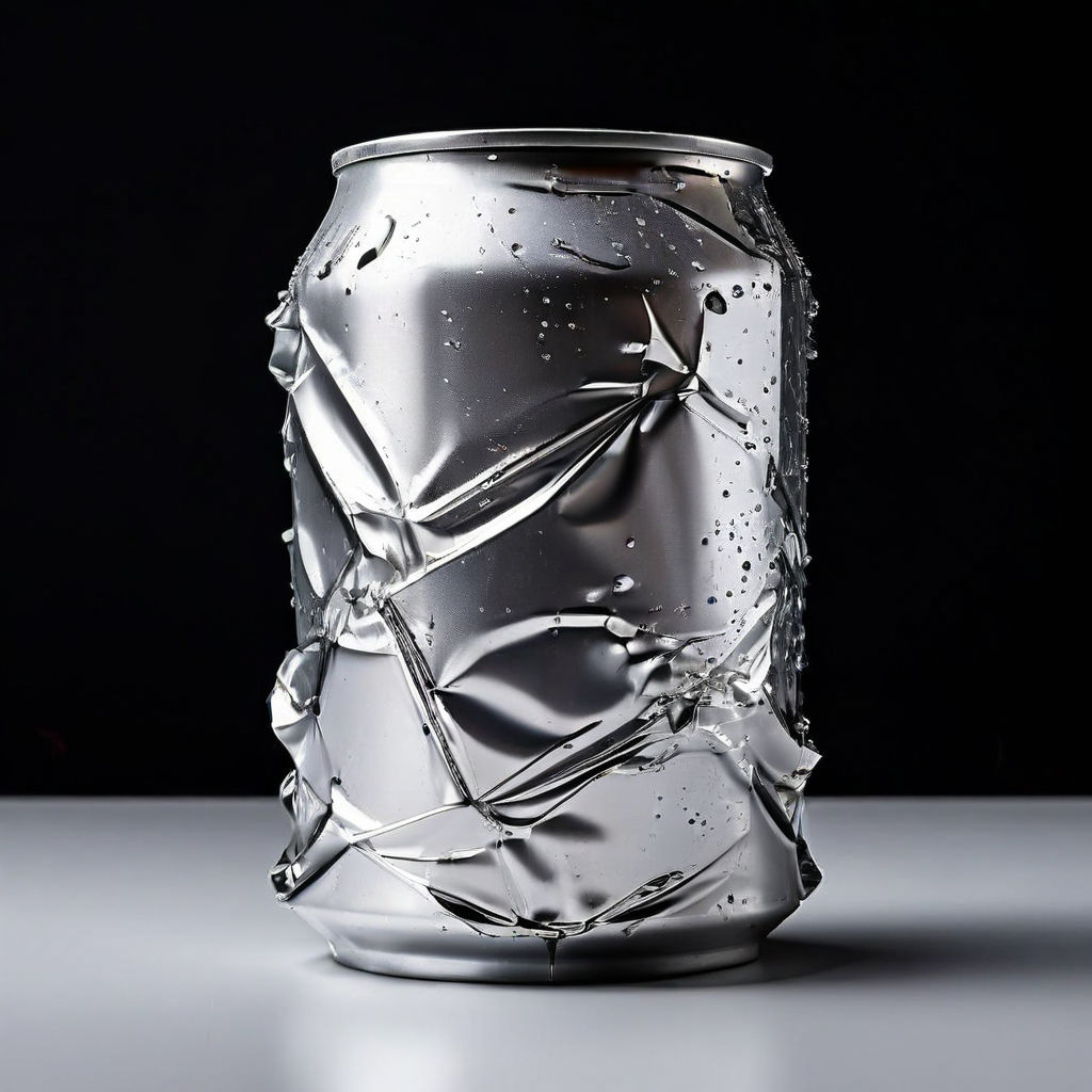 Aluminum can dented at many angles by Peerapong Chamsa - Playground