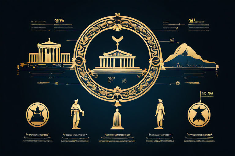 Ancient Greek Hierarchy Symbols Infographic by alba lin - Playground