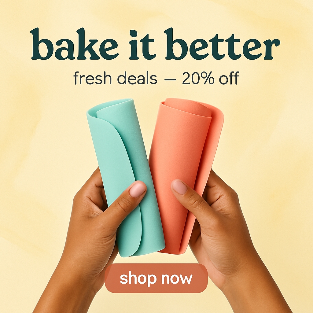 Bake It Better Promotional Advertisement for Baking Sheets Ads