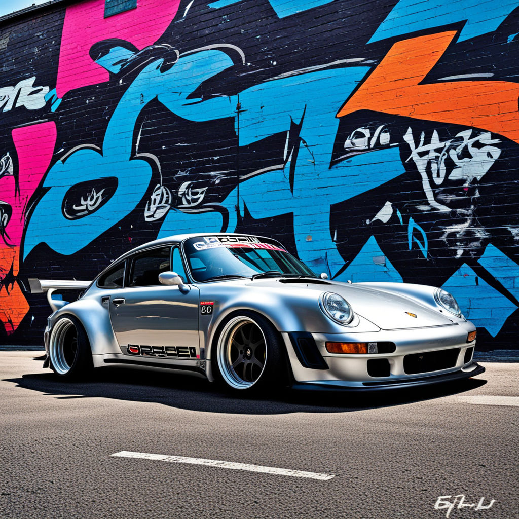 Porsche 933 featuring a robust RWB wide body kit by Cristhian Bizzi ...