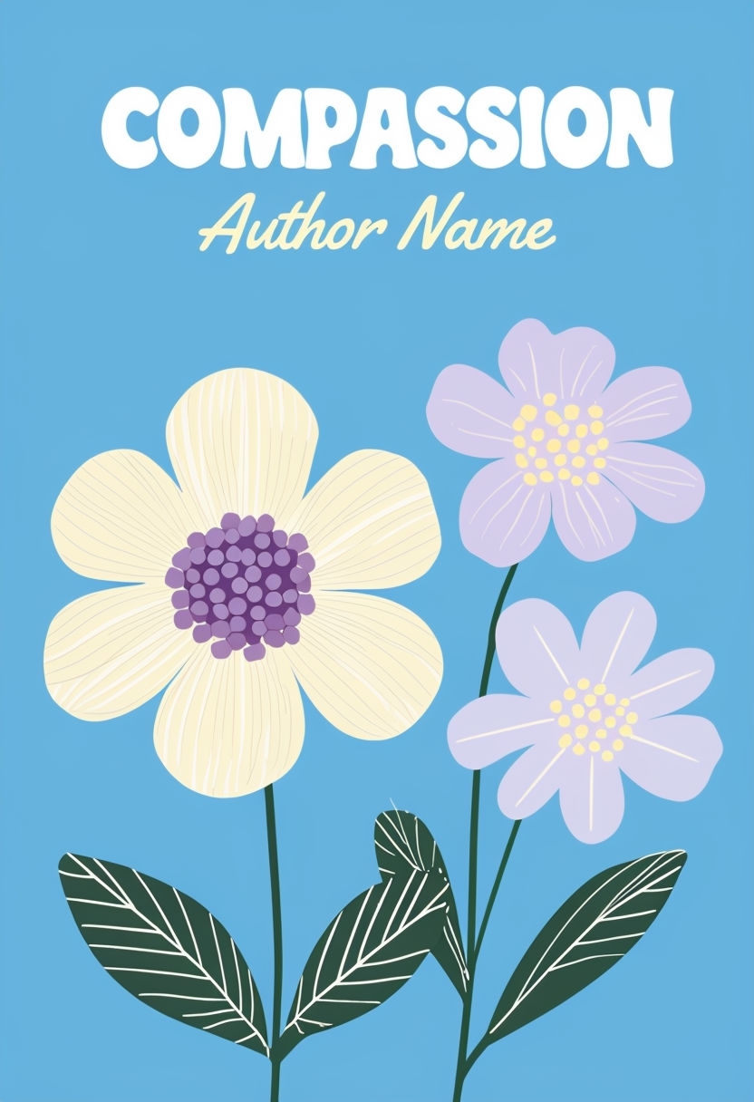 Stylized Flower Minimalist Compassion EBook Cover