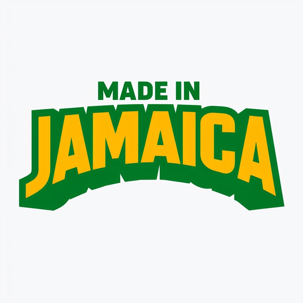 Bold Made in Jamaica Typography T-Shirt