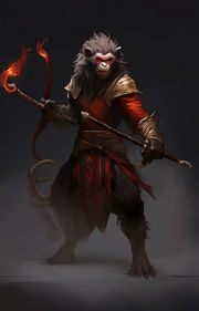 DND 5e demonic wukong monkey king warlock using dark spells ... by ...