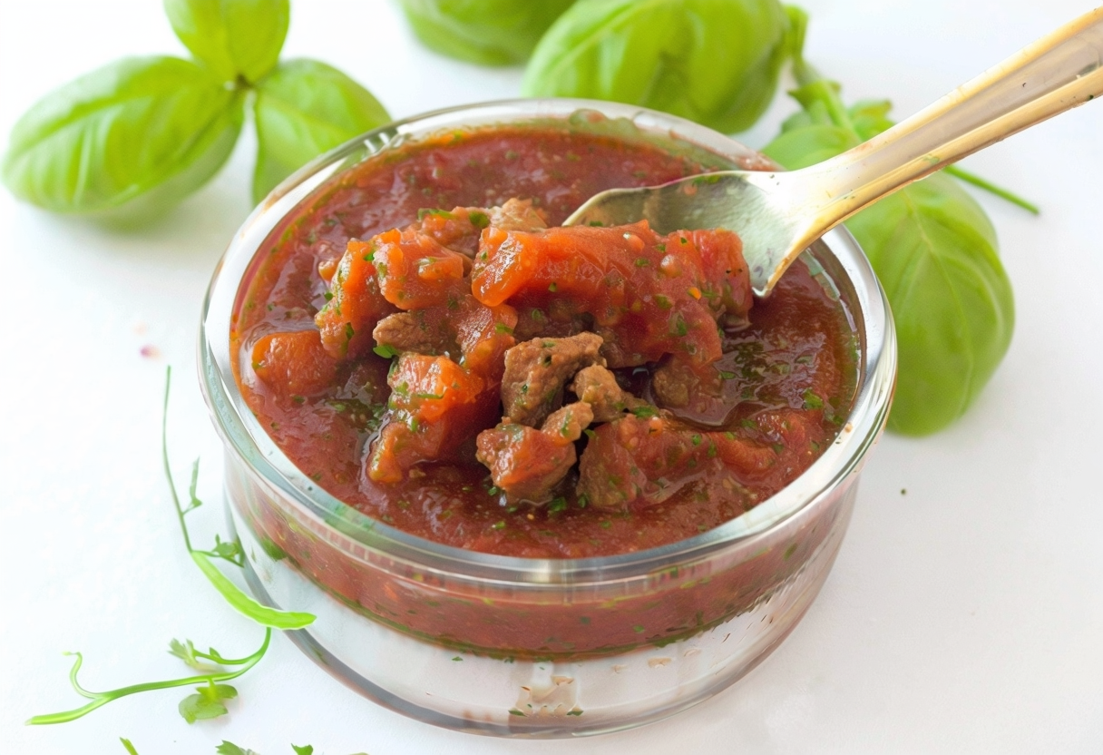 Salsa italiana de carne picada