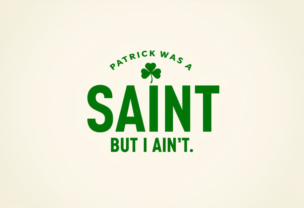 Humorous Patrick Was A Saint But I Ain't T-Shirt