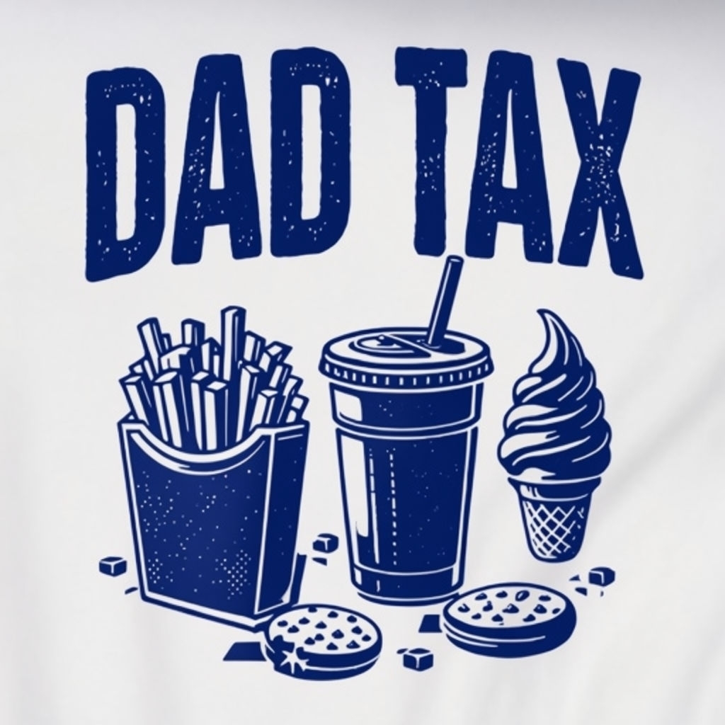 Playful Dad Tax Snack Culture Graphic T-Shirt