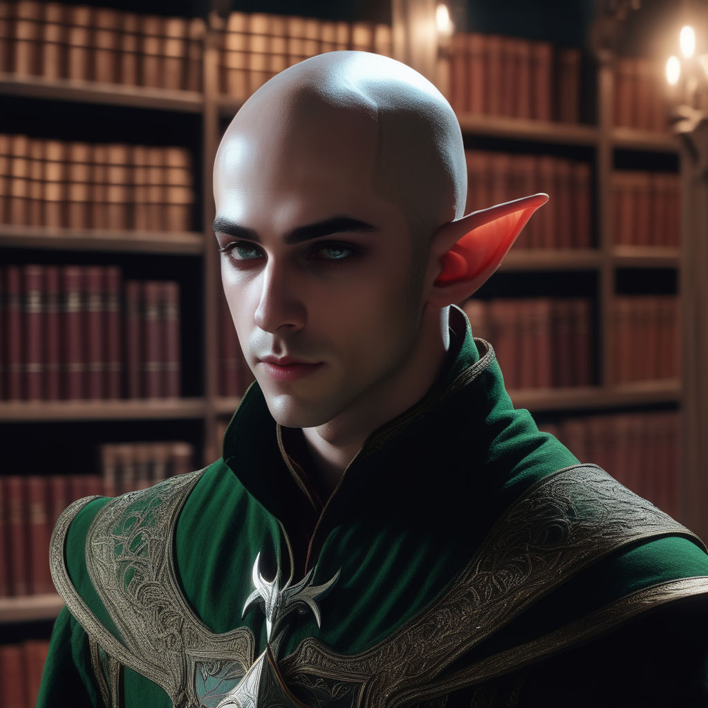 male bald elf