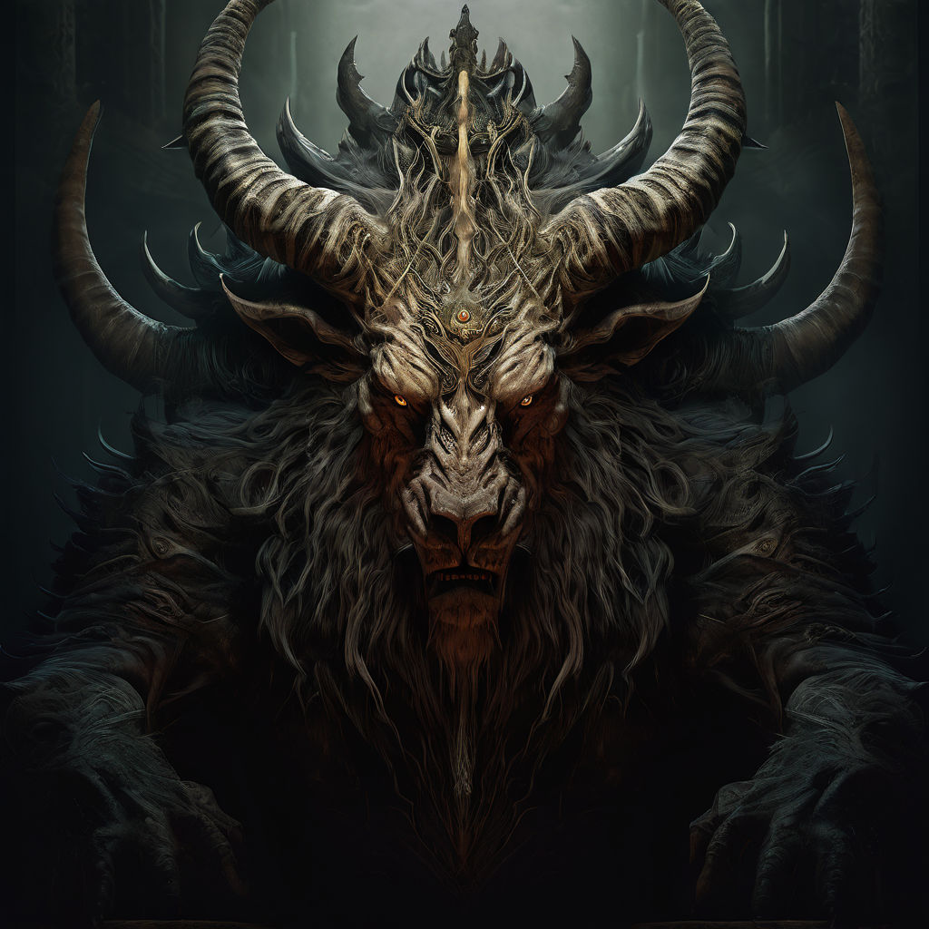 Beast With Seven Heads And Ten Horns