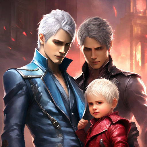 Baby Dante and Vergil from devil may cry by Таемар Џејмс - Playground