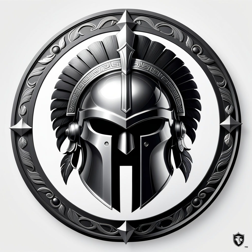 Spartan helmet logo by Juan Jose Martinez Gutierrez - Playground