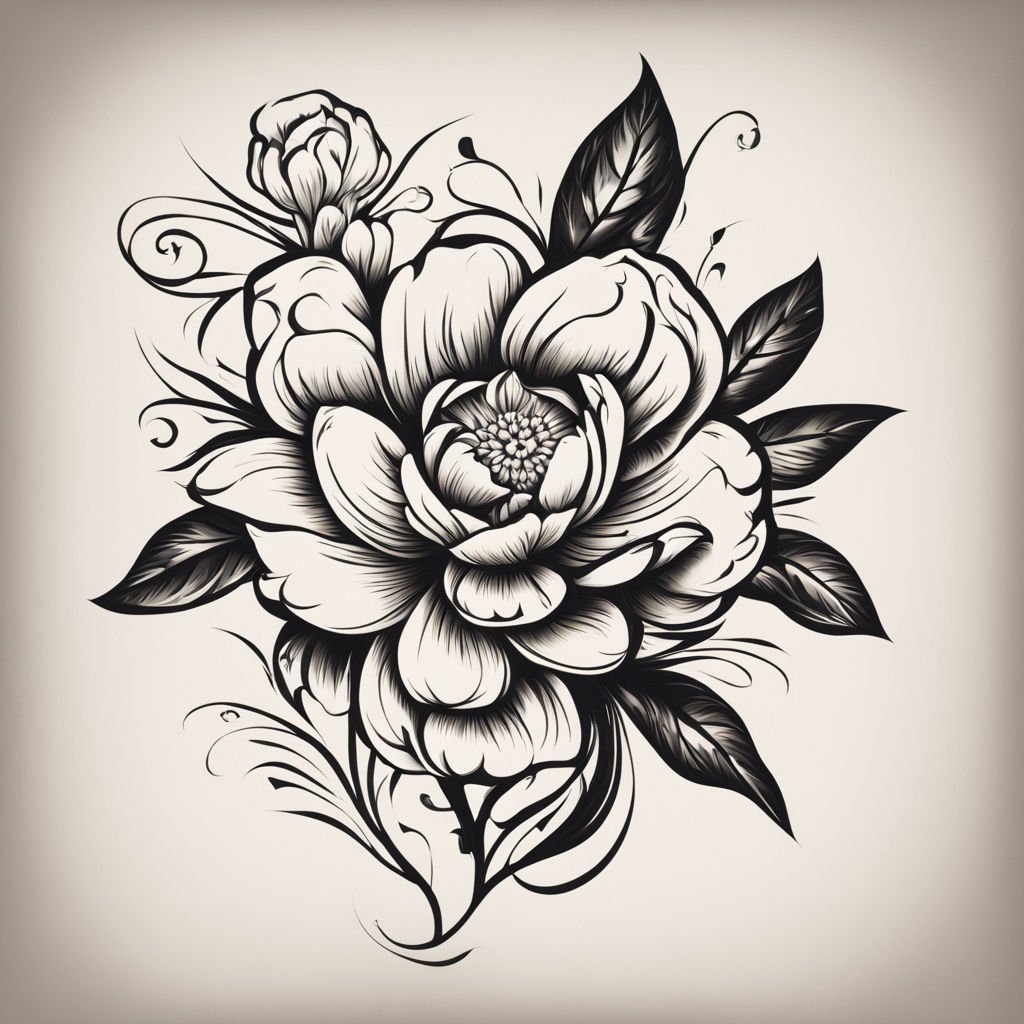 elegant timeless cherry blossom tramp stamp tattoo