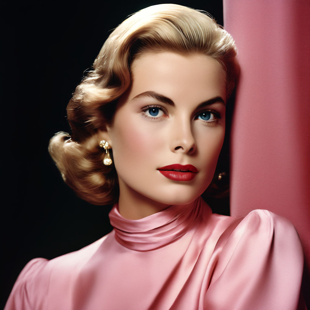 Super close up of grace Kelly as a supermodel by Deborah Brada-Pitts ...