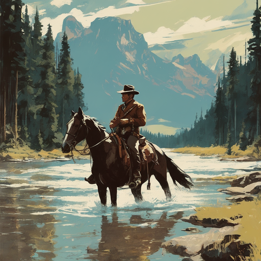 The River's End movie poster by Chazz Originalz Playground