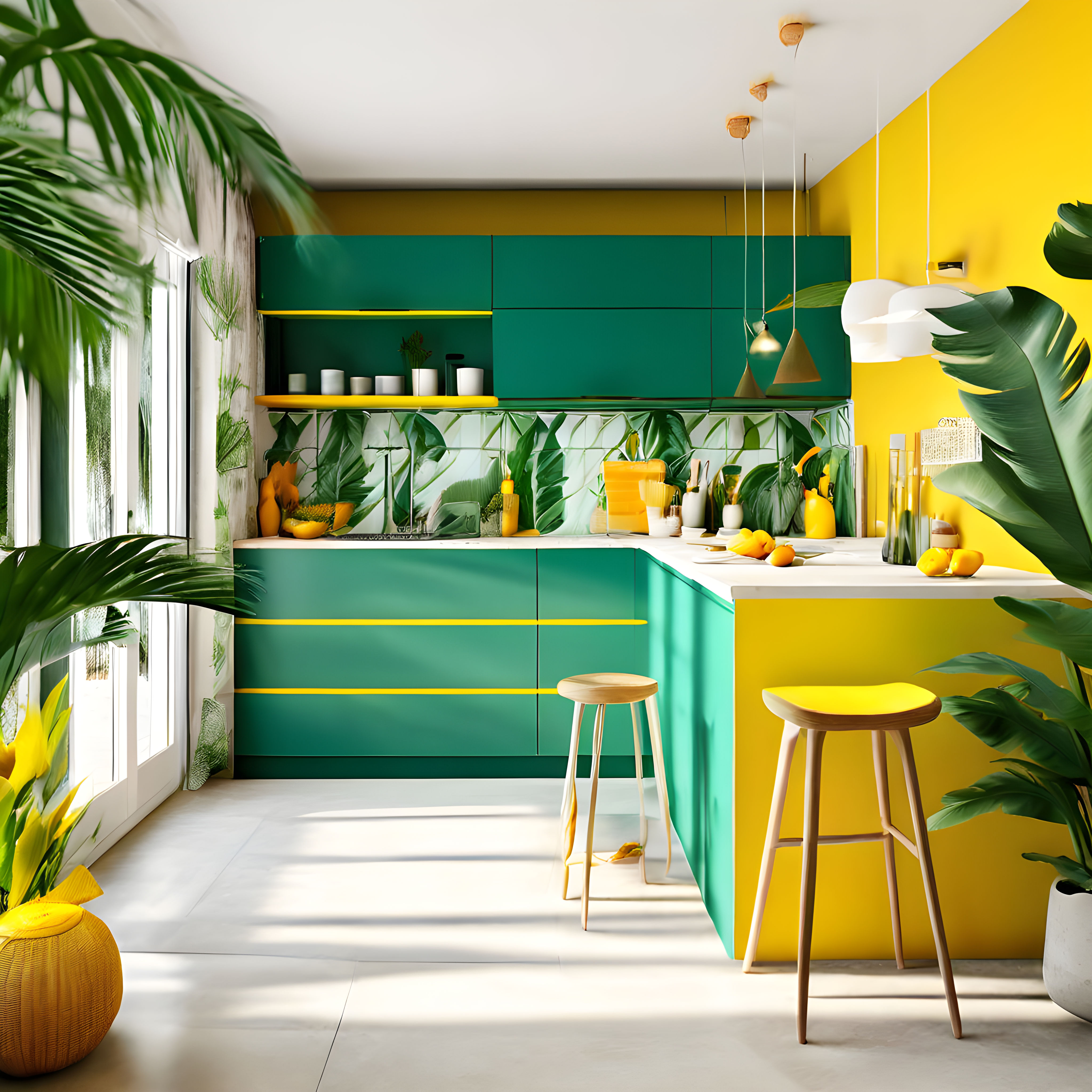 Create a kitchen design using this colour palette Main Colo... by ...