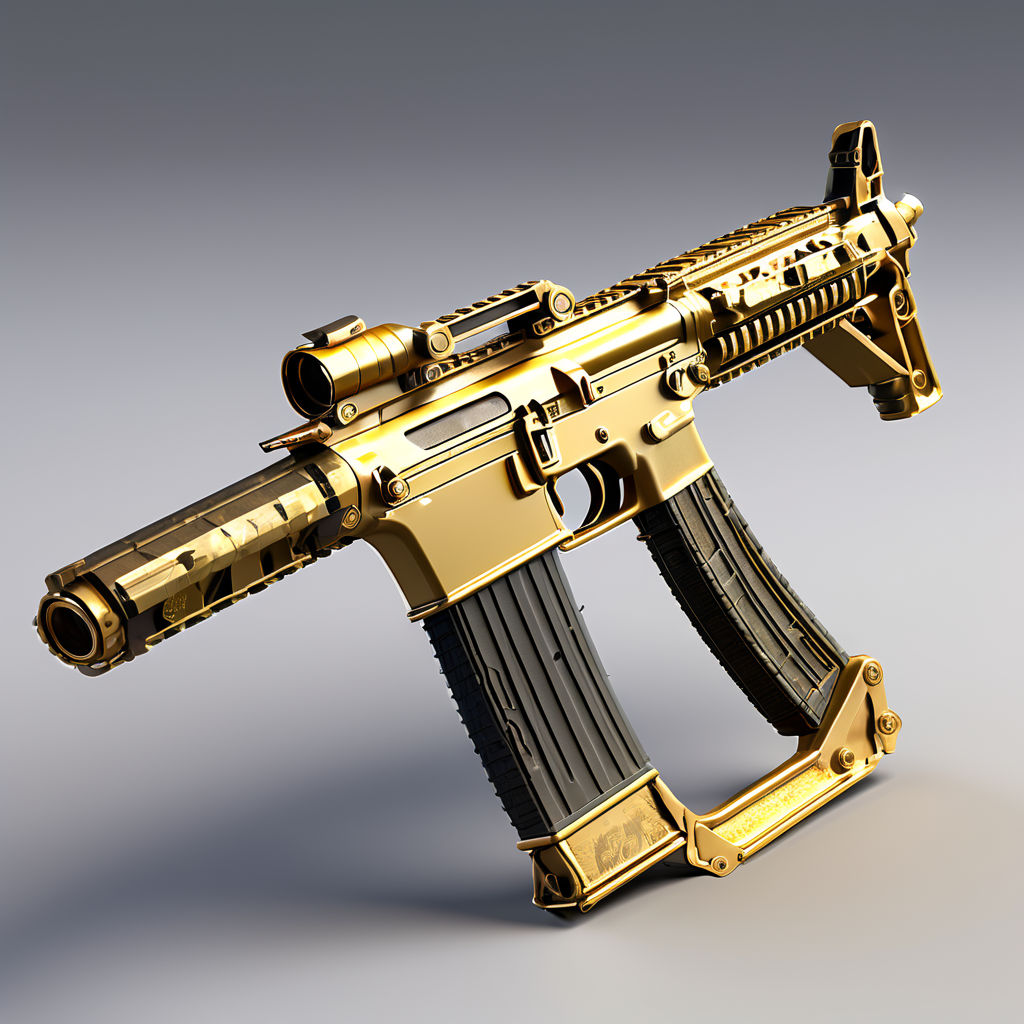 M416 gold by Diyorbek Holmirzoev - Playground