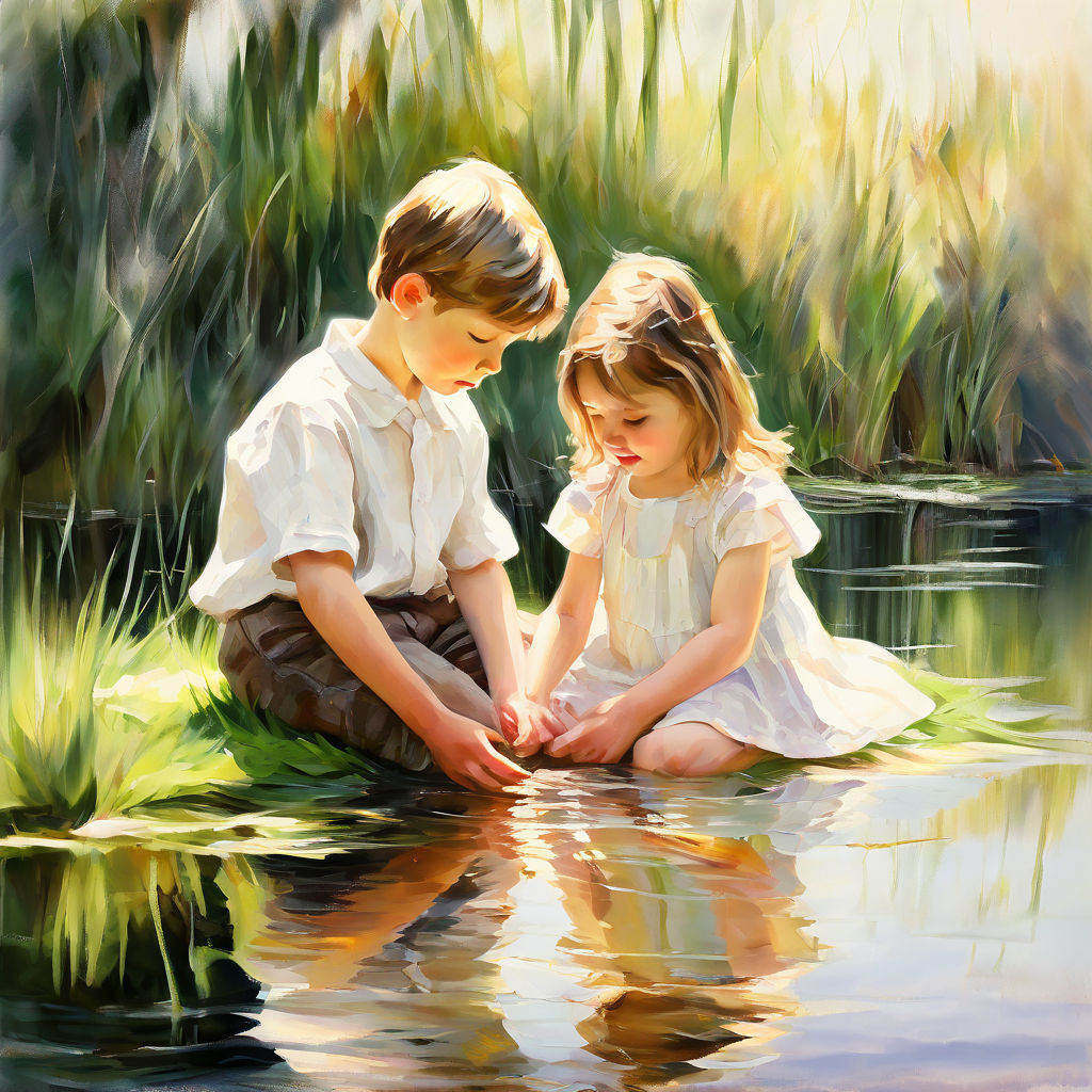 Twin siblings by Elena Chernysheva Playground