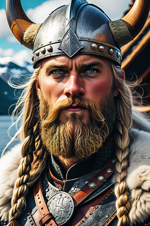 Super pride looking Viking in the old Scandinavia by Mika Jehle ...