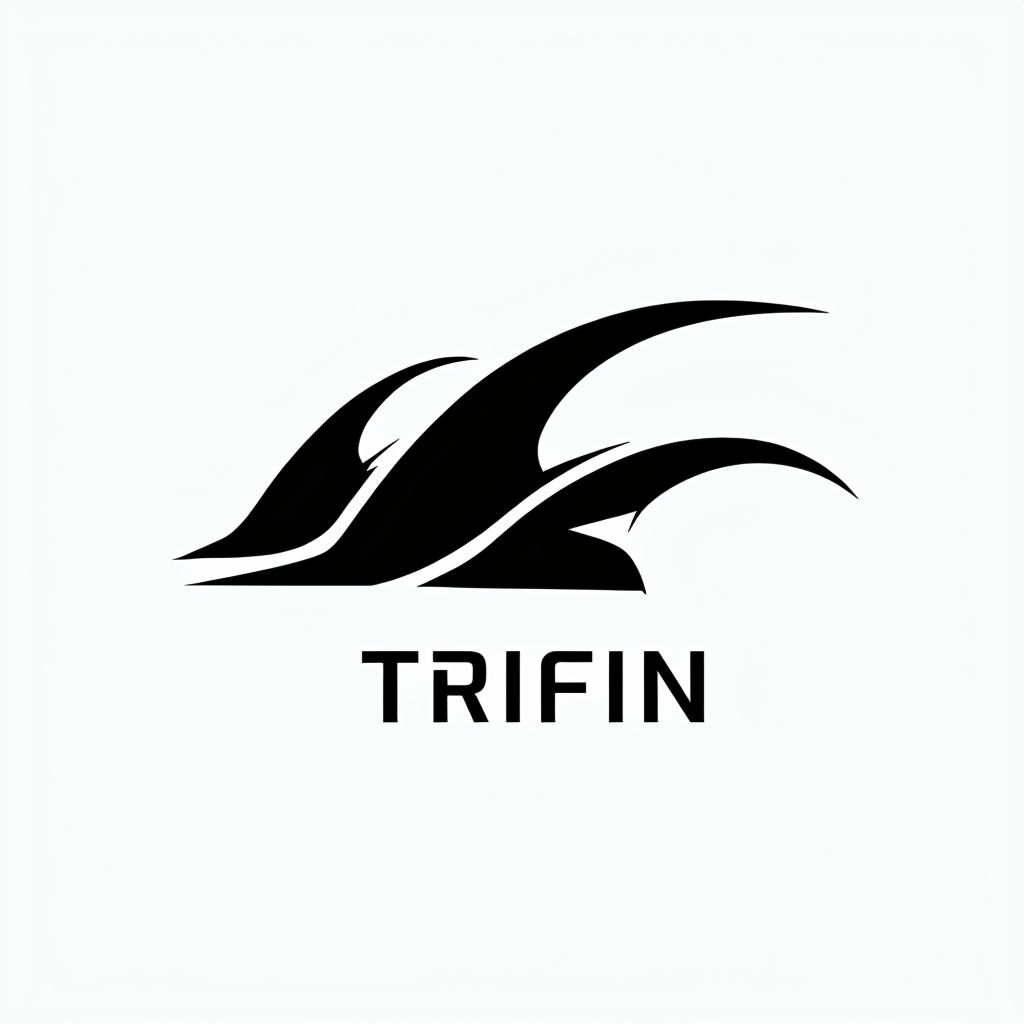 Modern Minimalist TRIFIN Sports Gear Logo Design