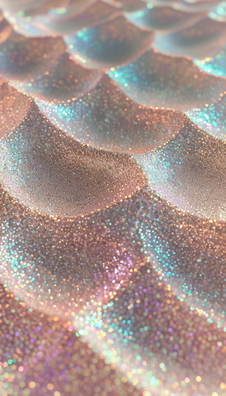 Iridescent Sand Texture Macro Mobile Wallpaper Design