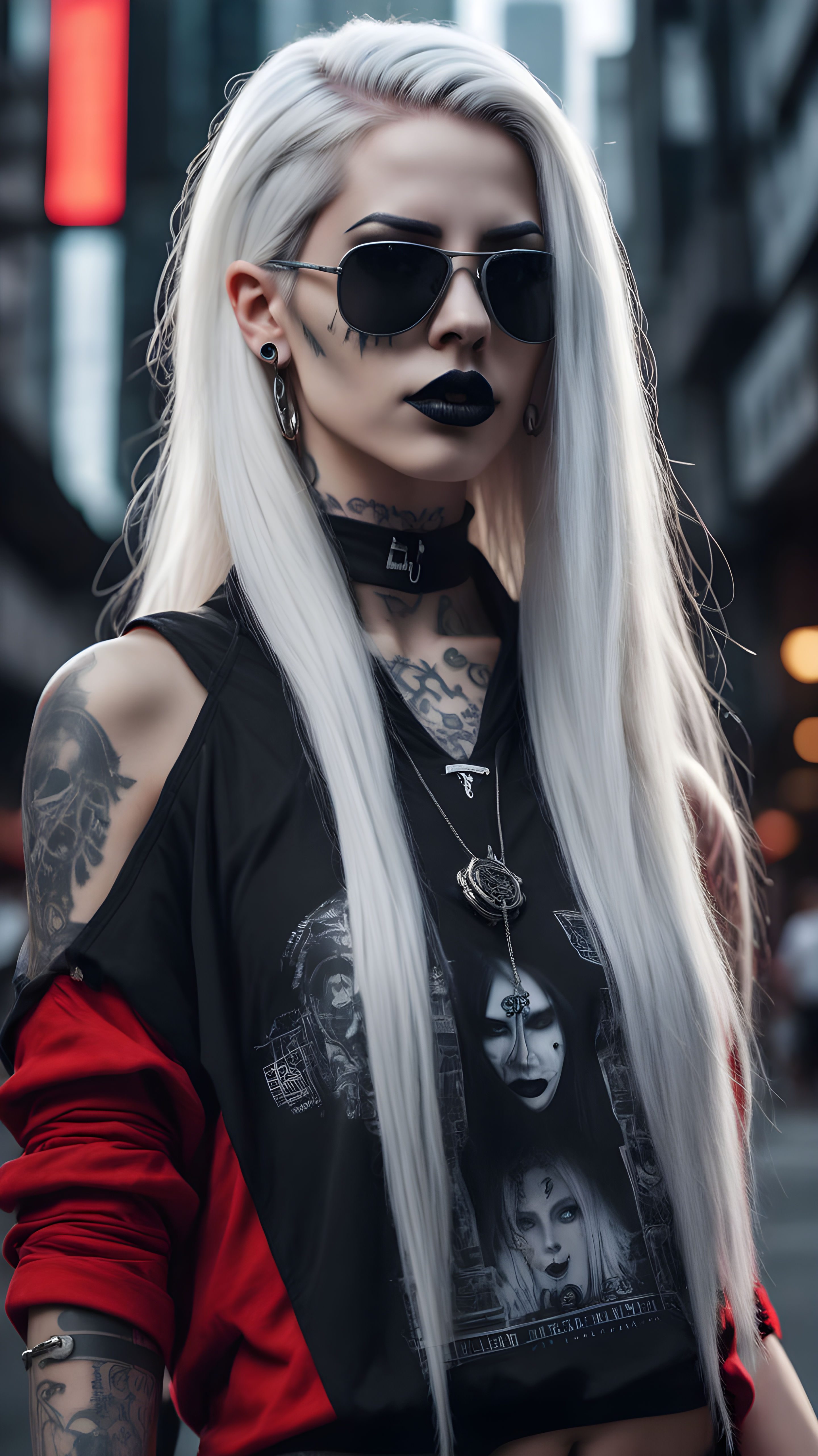 blonde goth