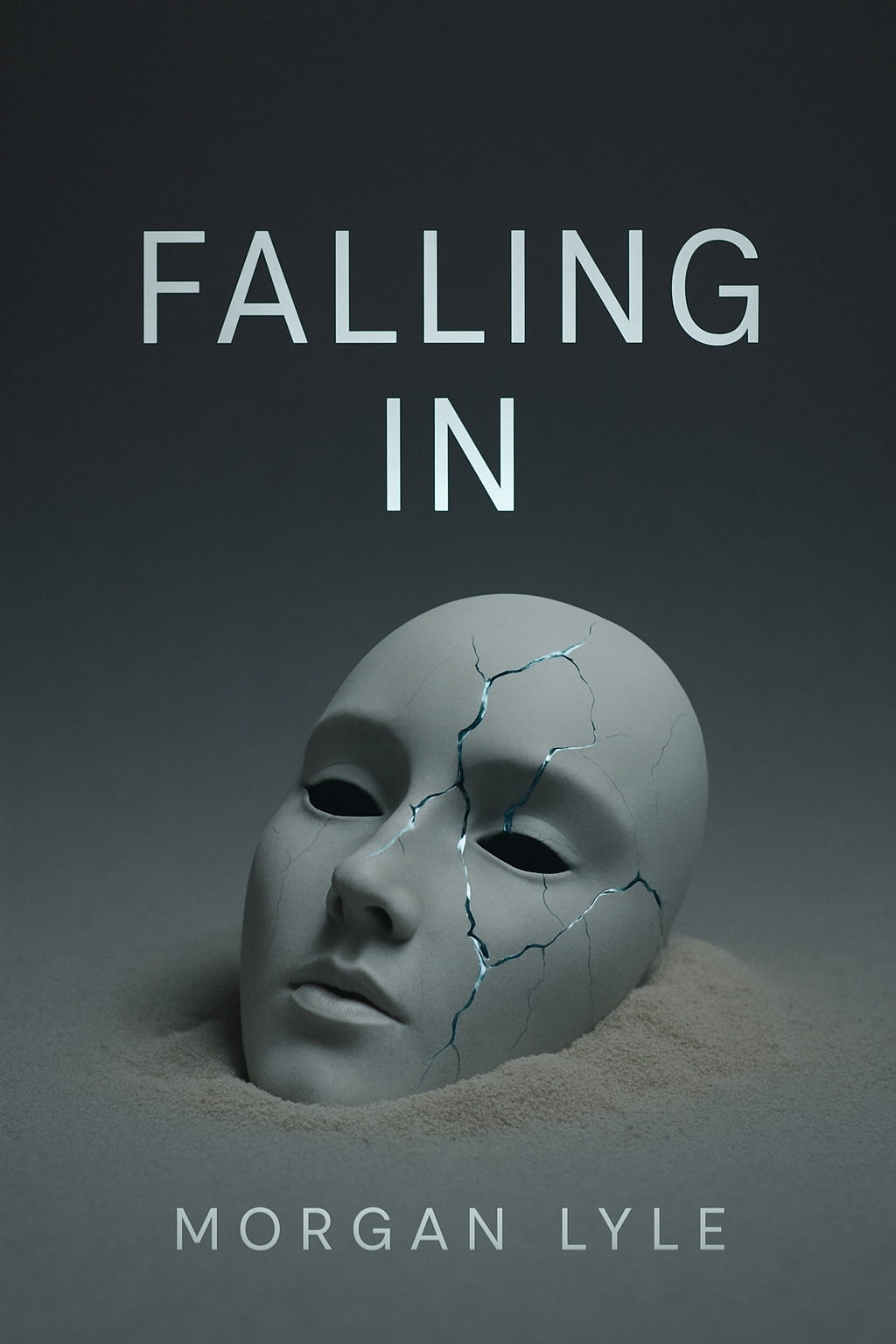 Surrealistic Mask Design for Falling In by Morgan Lyle EBook Cover