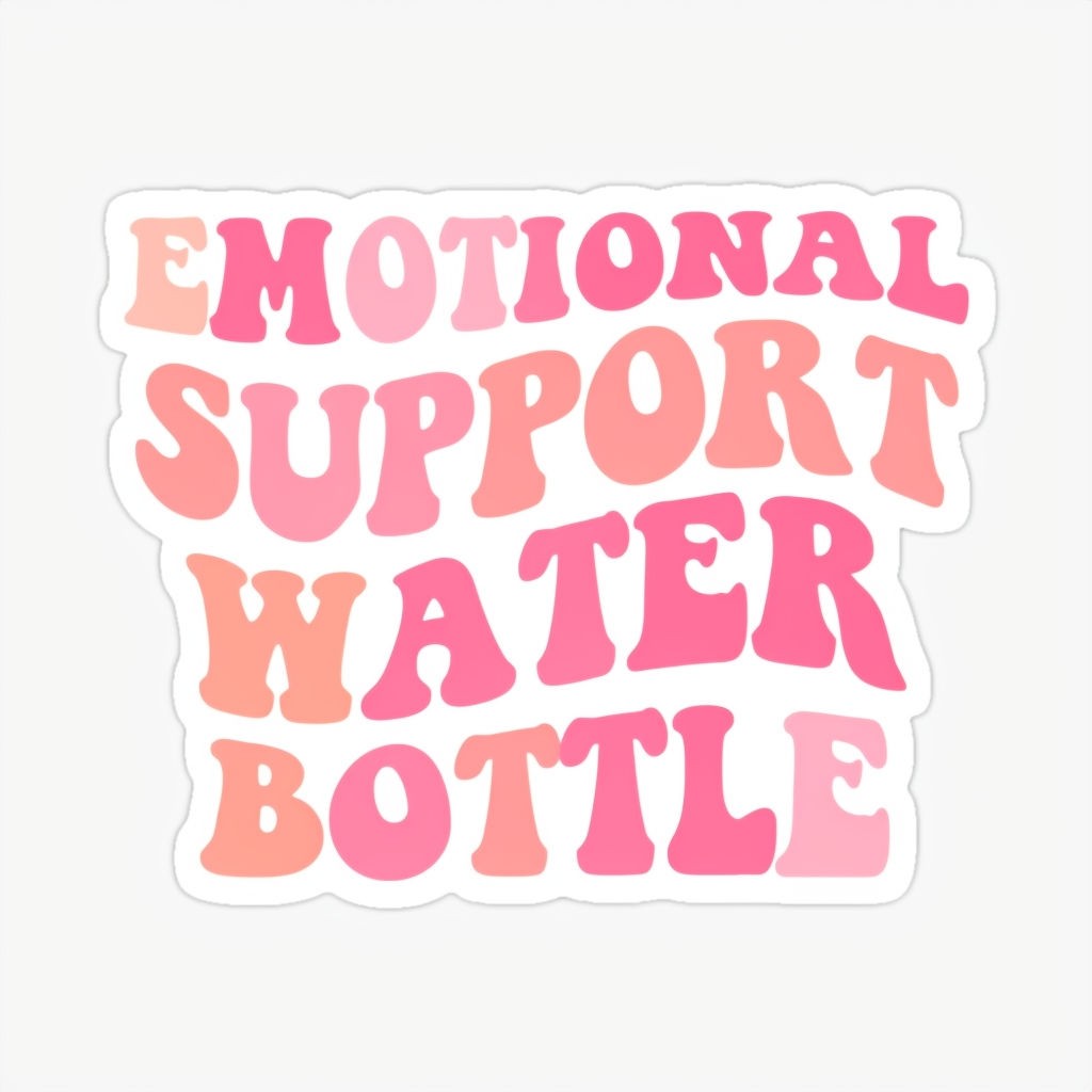 Emotional Support Water Bottle