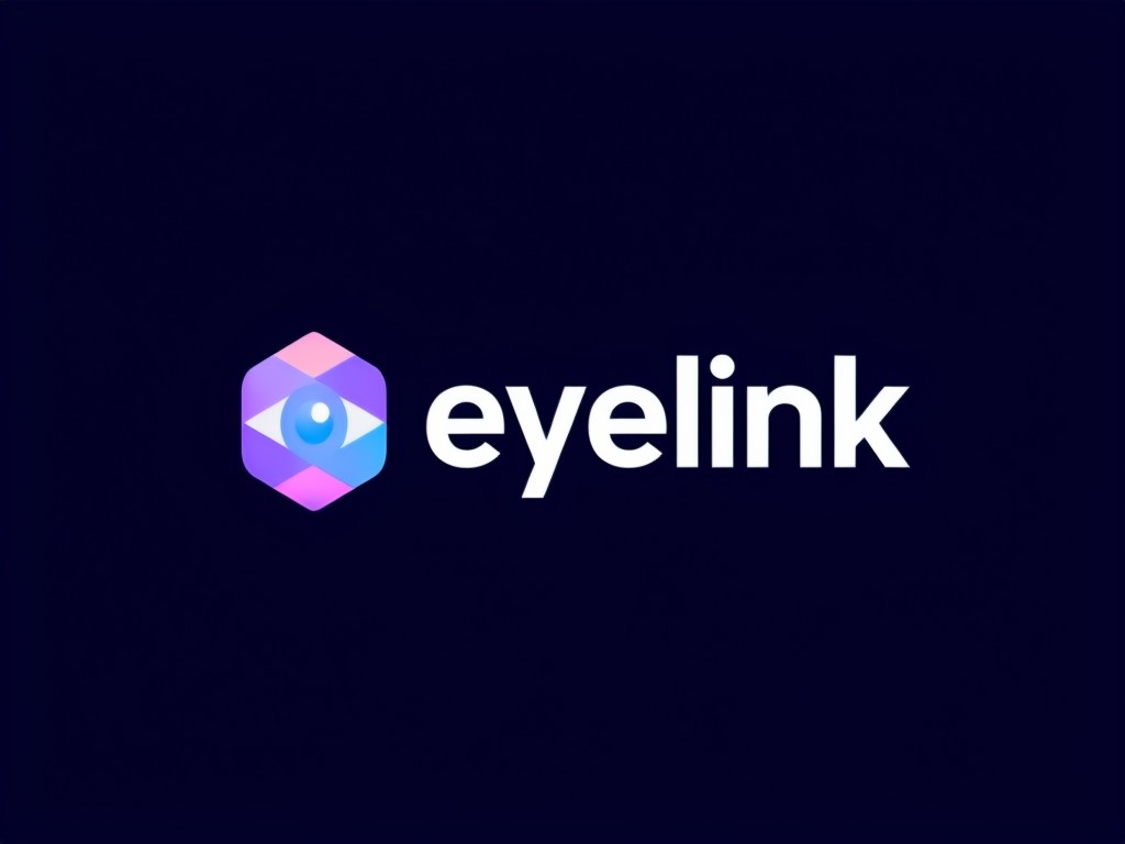 Modern Minimalist EyeLink Hexagon Logo