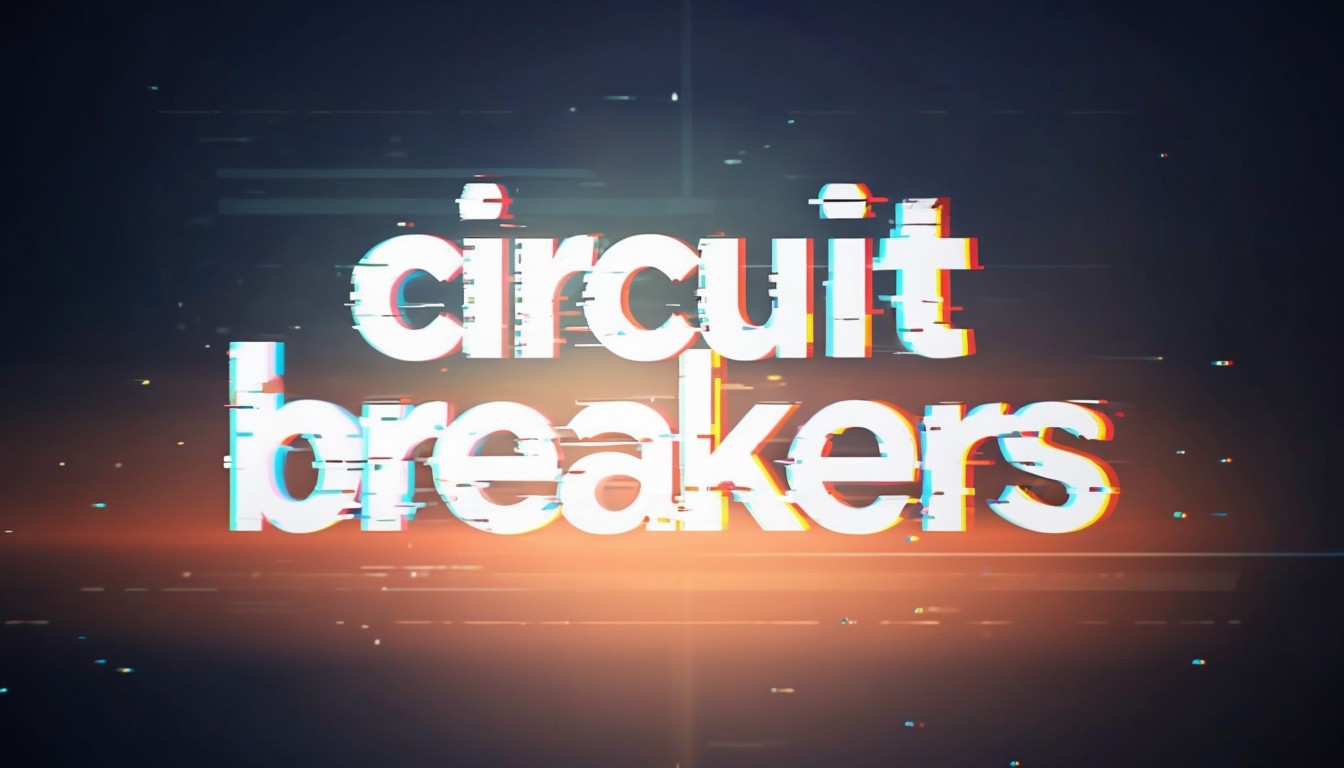 Glitch Art Circuit Breakers Digital Graphic