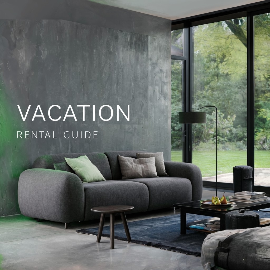 Modern Minimalist Living Room Vacation Rental Guide