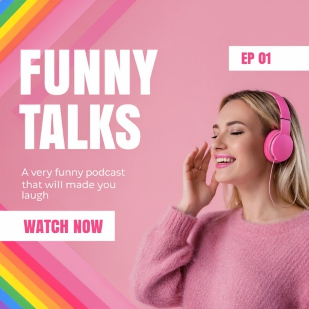 Funny Talks Podcast Promo Banner