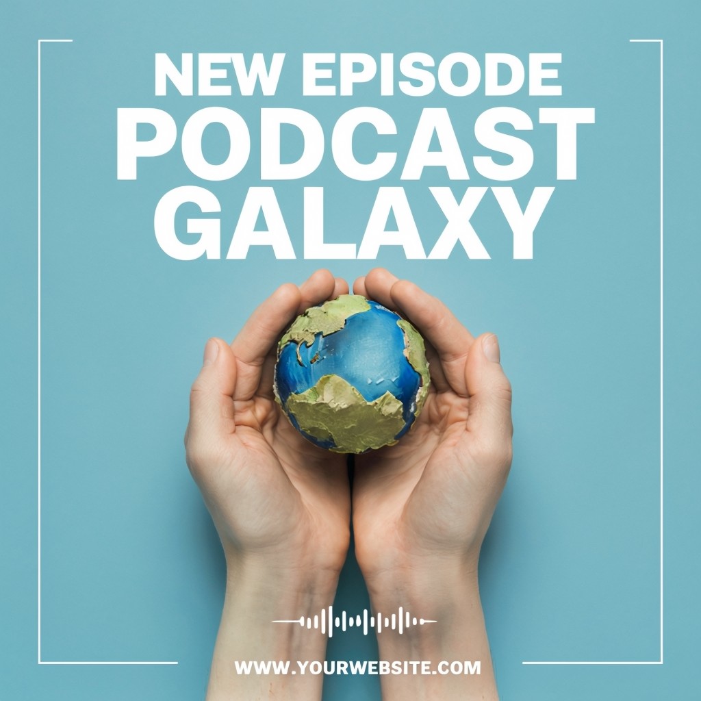 Podcast Galaxy New Episode Promo Graphic