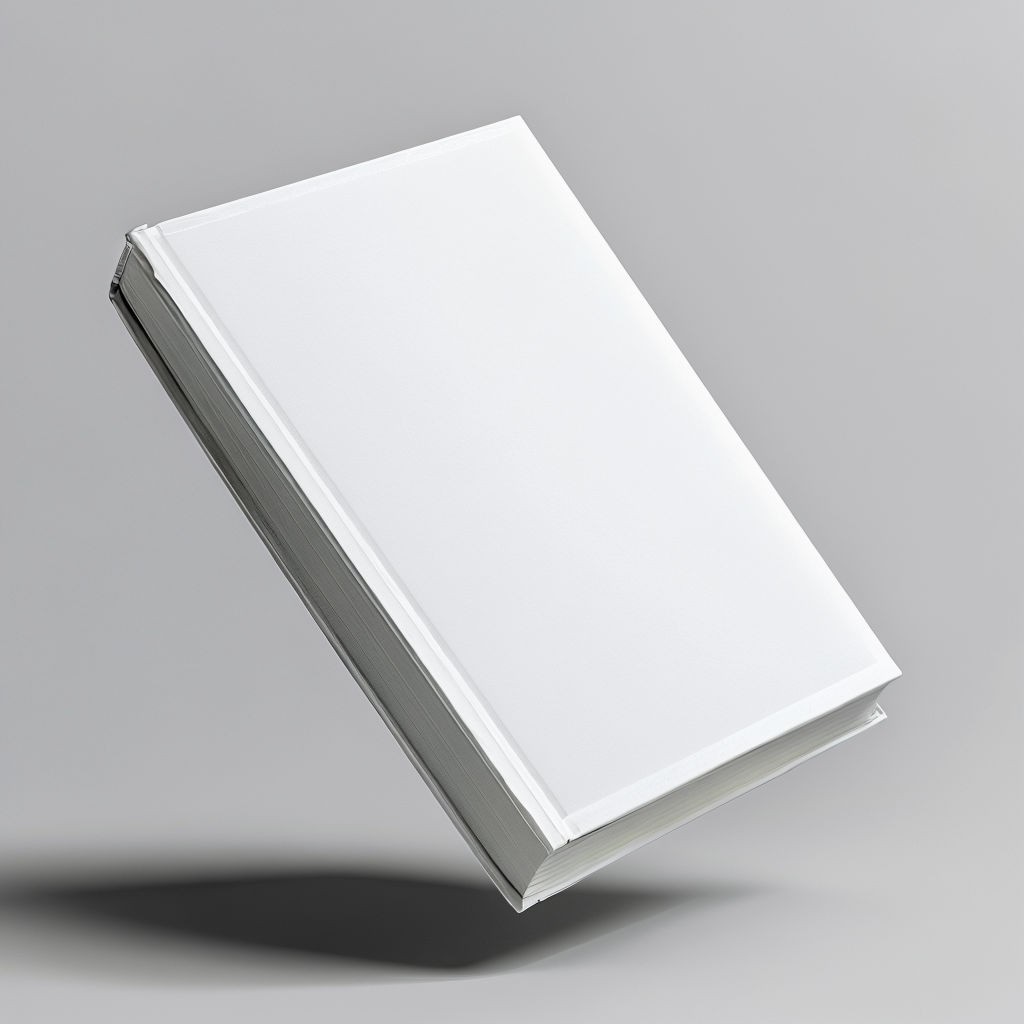 Pristine Minimalist Floating Book Photography Art