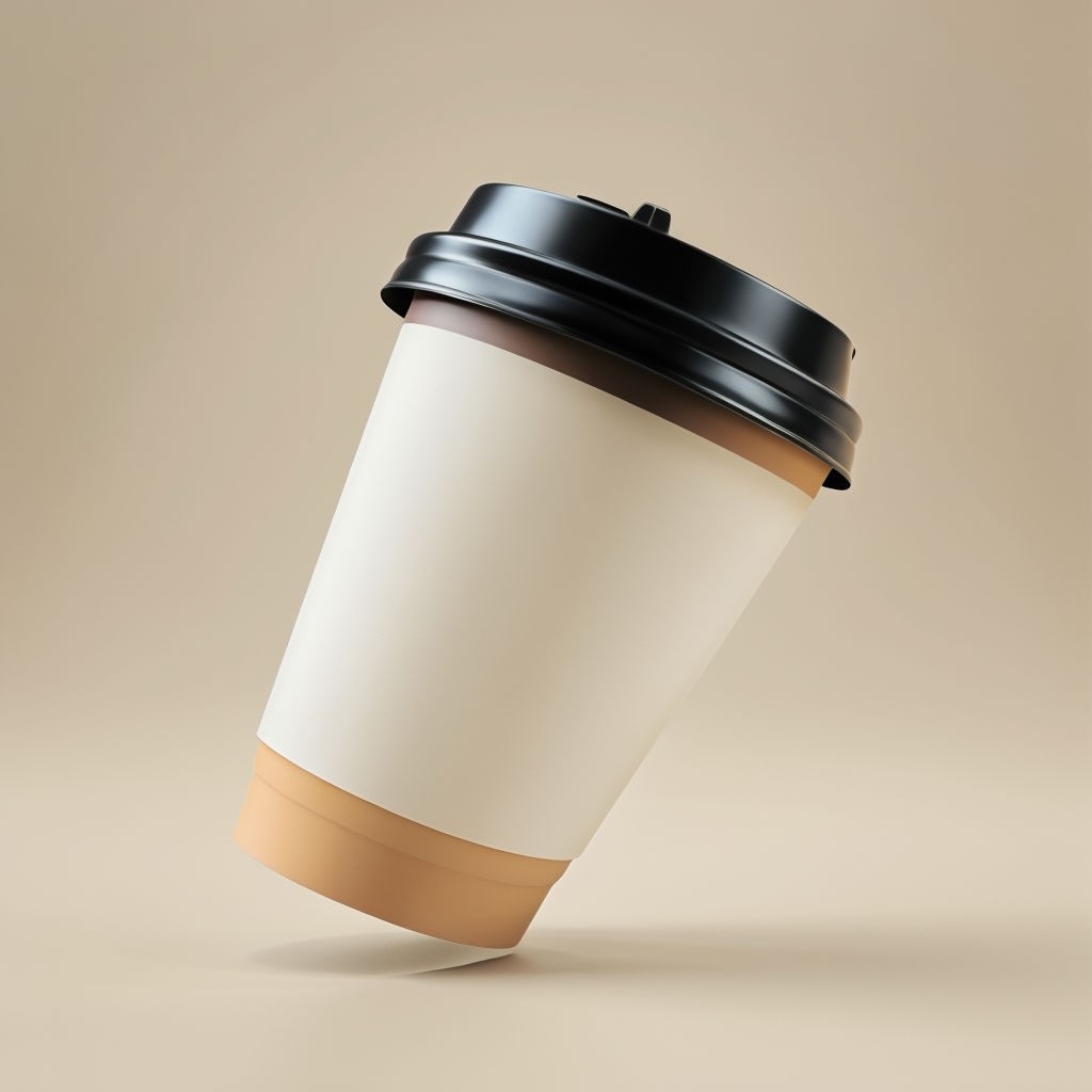 Minimalist Coffee Cup Photography Art