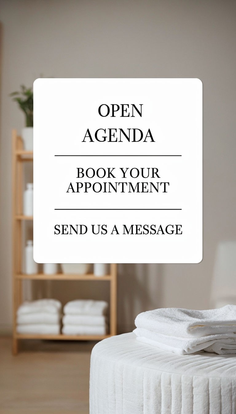 Modern Minimalist Open Agenda Appointment Invitation Poster