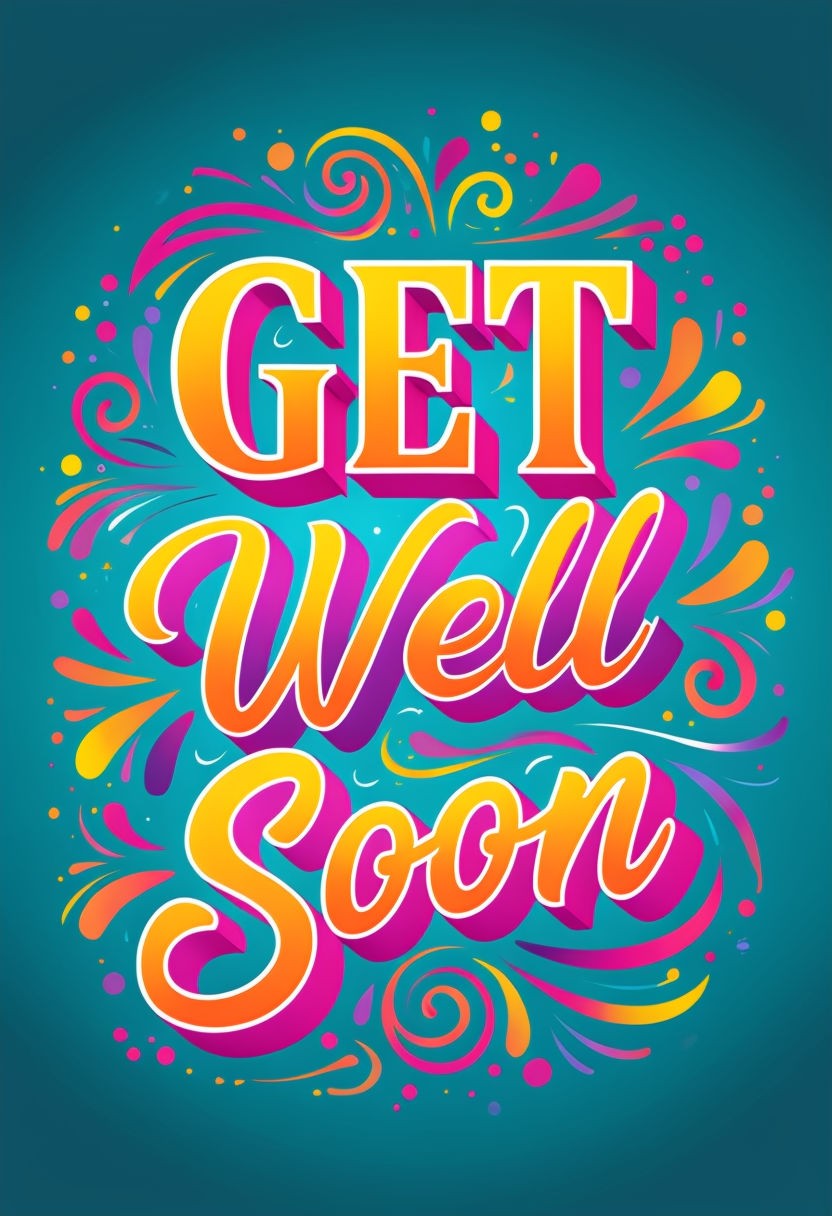 Get Well Soon Greeting Card - Playground