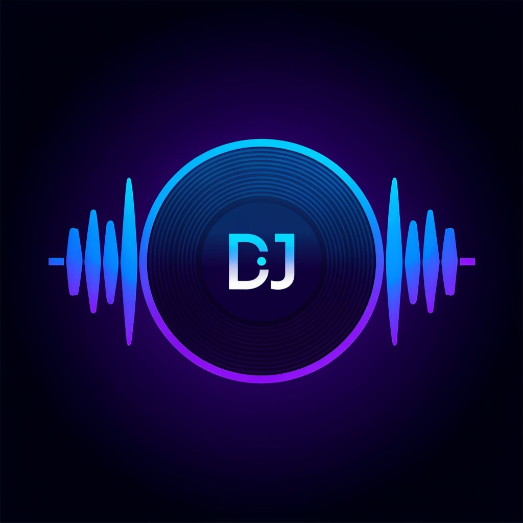 Soundwave and Vinyl DJ Logo 