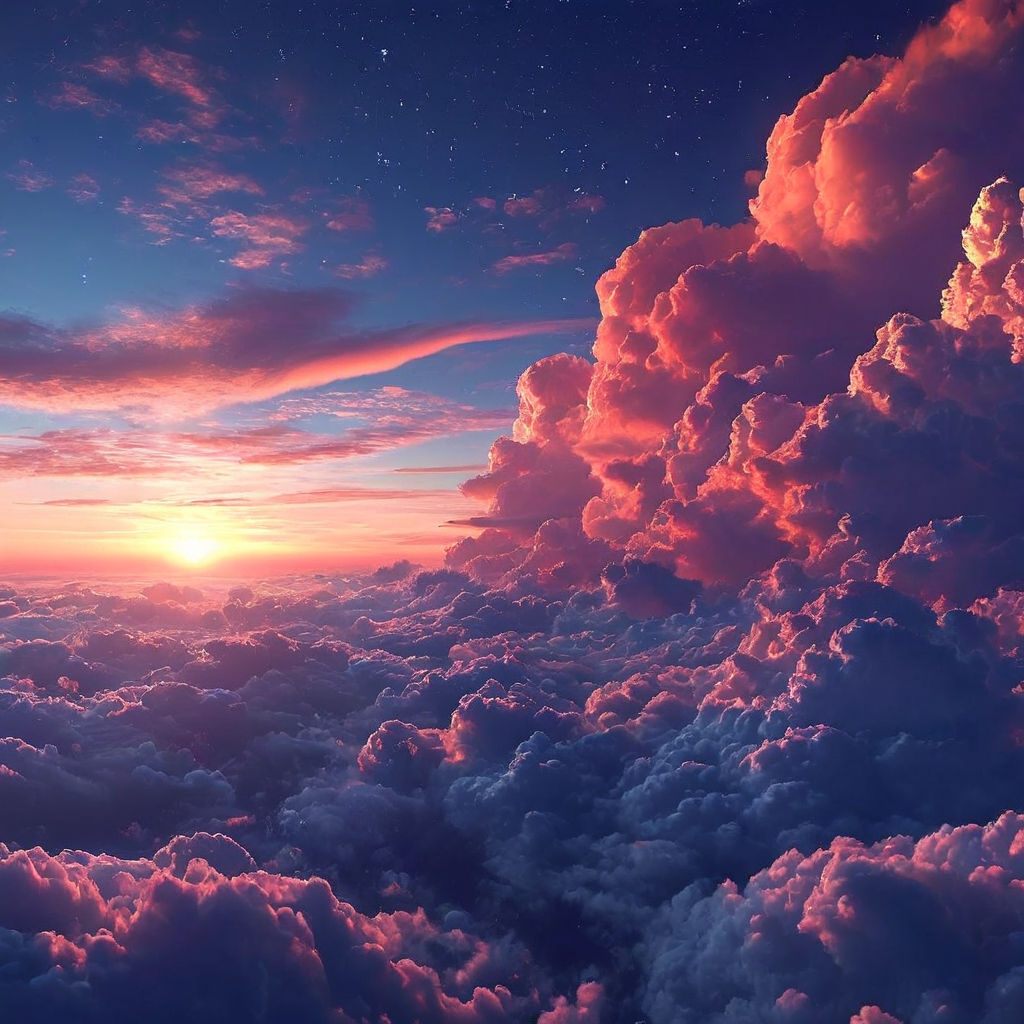 Prompt: Above the night clouds, ultra hd, realistic, vivid colors, highly detailed, UHD drawing, pen and ink, perfect composition, beautiful detailed intricate insanely detailed octane render trending on artstation, 8k artistic photography, photorealistic concept art, soft natural volumetric cinematic perfect light