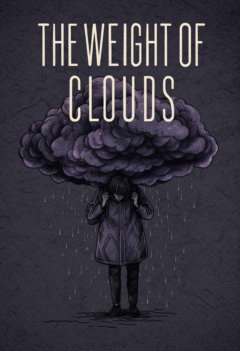 The Weight of Clouds Emotional Literary Fiction EBook Cover