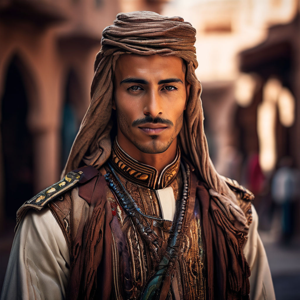 Man dressed as a sexy arab princess