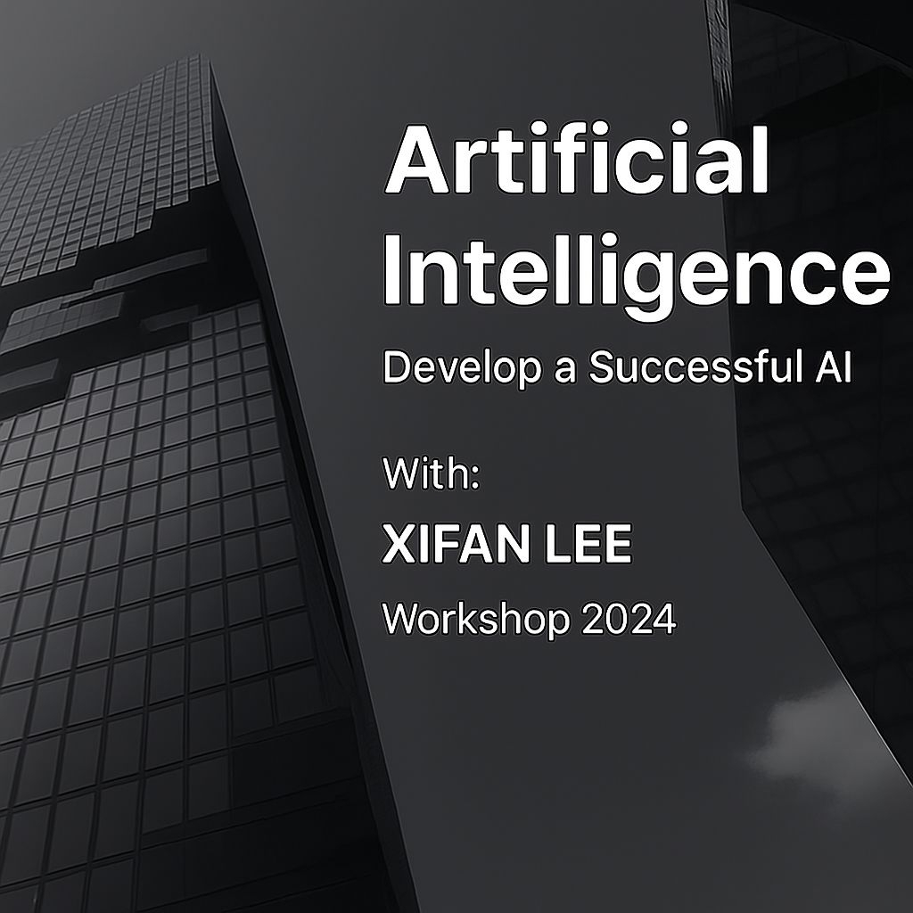 Modern Artificial Intelligence Workshop Promotional Poster Ads