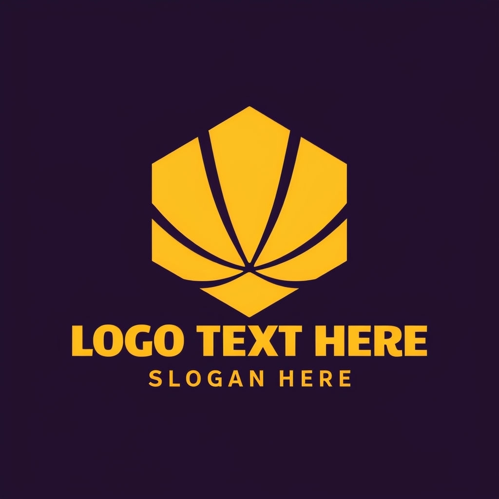 Modern Minimalist Hexagonal Logo Design with Vibrant Colors Logo