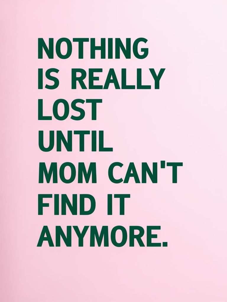 Motivational Quote on Nothing Lost with Clean Minimalist Design Poster