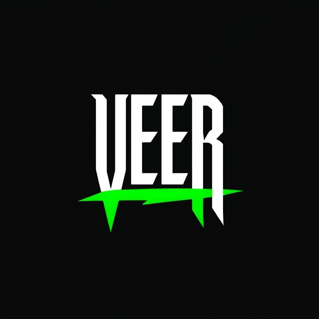 Fierce Minimalist Vector Logo Design for VEER Clothing Brand Logo