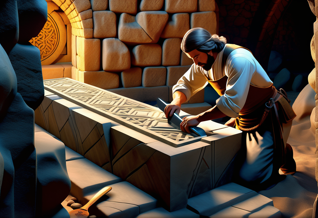 17th-century medieval stonemason by Miloš Sysel - Playground